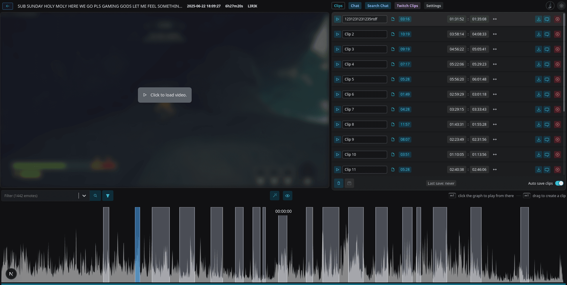 Vod.ing editor screenshot